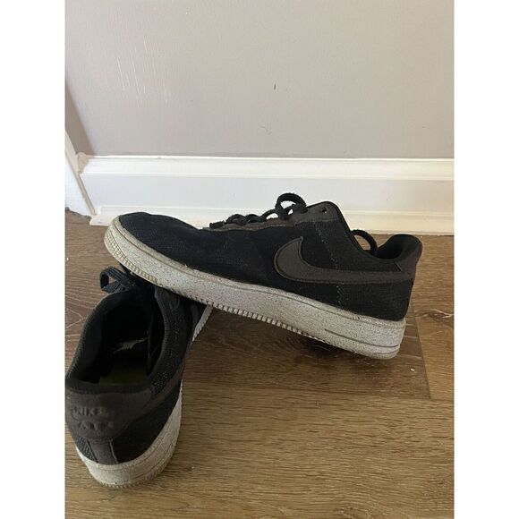 Nike Air Force 1 Crater Flyknit Chambray Blue Black DH3375-001 sz 7Y = 8.5 Women - Picture 6 of 8